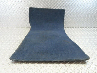 W123 Coupe front left passenger side floor mat blue used OEM