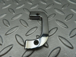 W123 right interior chrome door latch trim used OEM