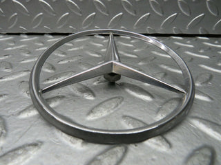 W123 trunk boot lid emblem used OEM