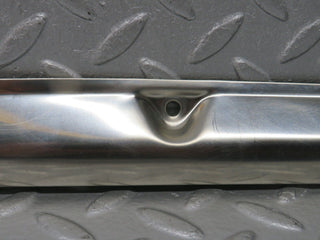 R129 SL folding top chrome top cover trim left used OEM