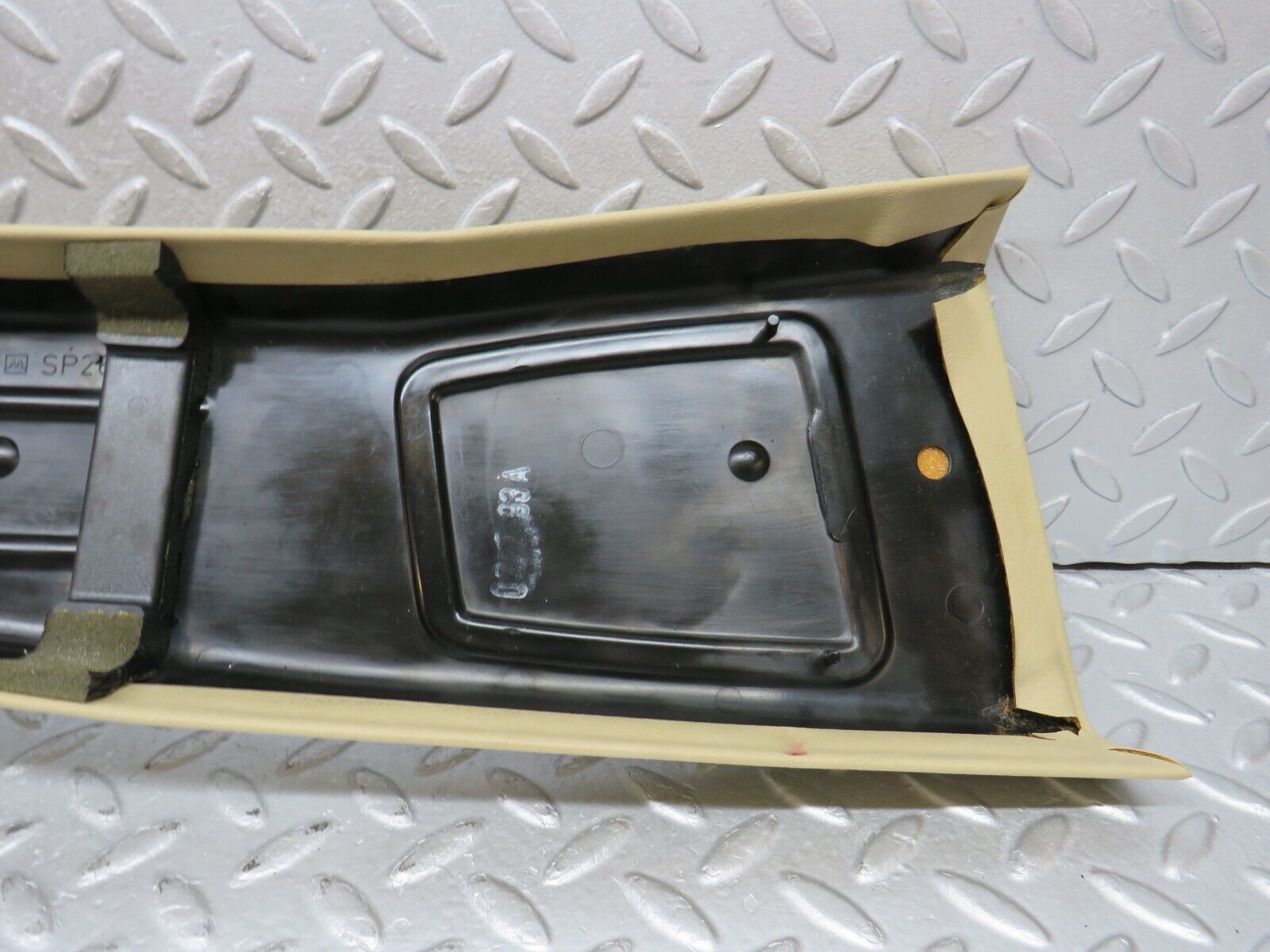 38711 Mercedes-Benz W201 190E 2.6L B Pillar Cover Left Beige 2016921789 2016920044