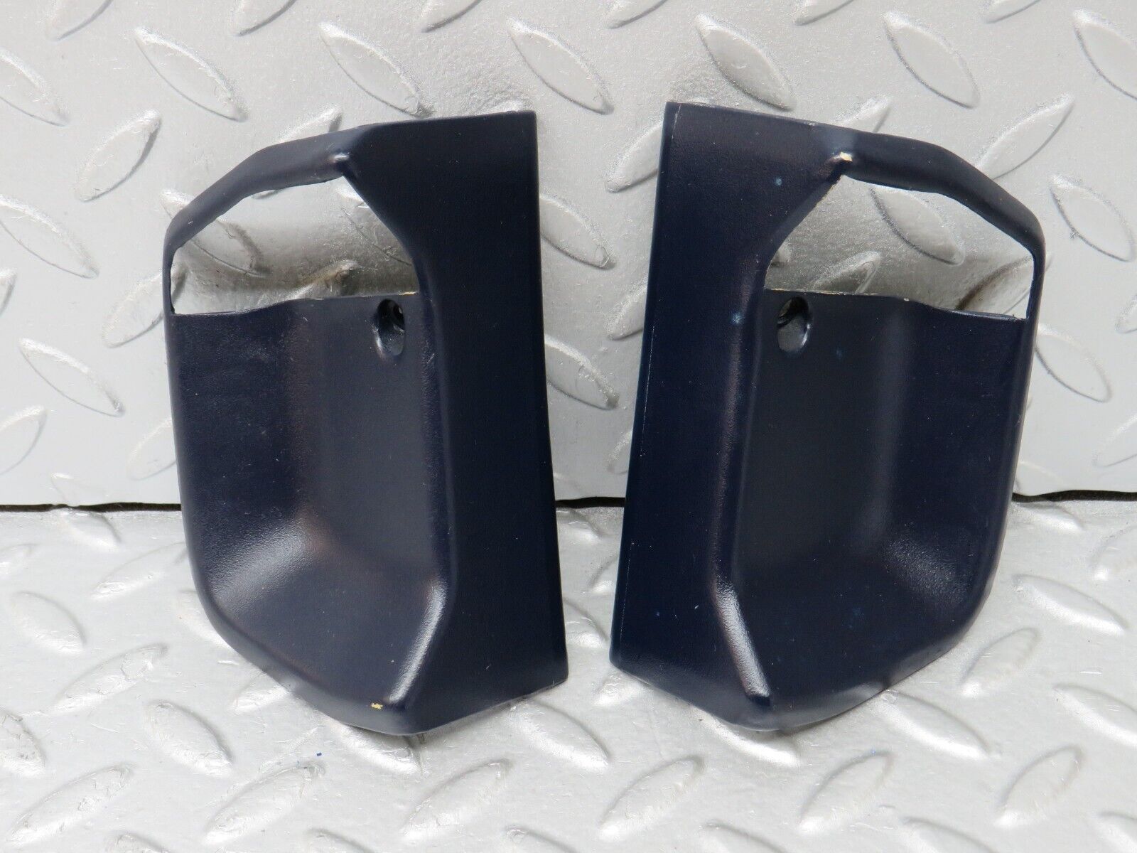 36840 Mercedes-Benz R129 300SL-24 Front Left Seat Release Trim 2x Blue 1299190920 1299191020