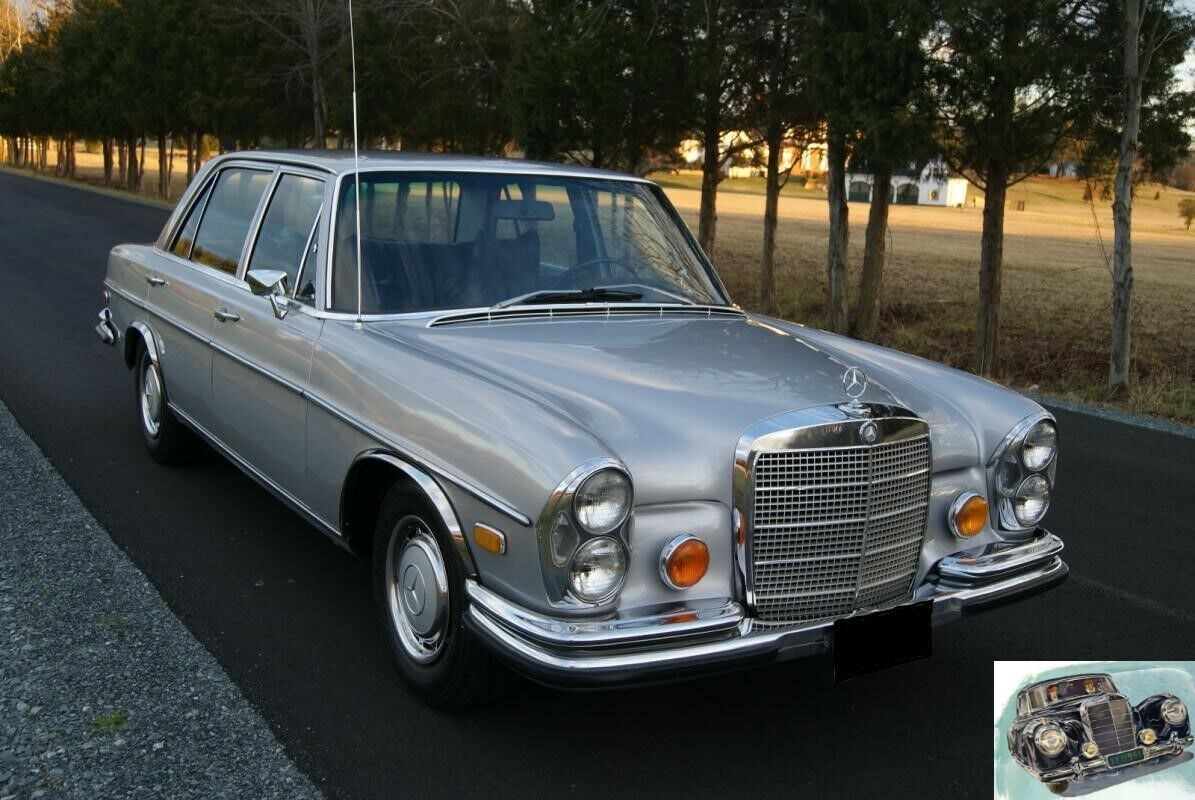 12476 Mercedes-Benz W108 280SE 3.5 Trunk Badge Emblem AUTOMATIC