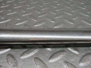 W109 left skirt chrome trim strip used OEM