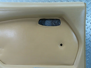 W116 rear left door card beige used OEM