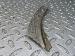 W116 rear left wheel arch lower chrome trim used OEM