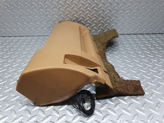 W124 under dash panel left side palomino used OEM