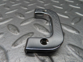 21491 Mercedes-Benz W126 300SE Left Chrome Door Latch Trim 1237230124