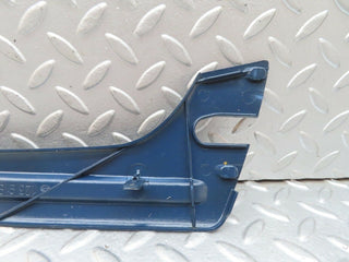 W123 front seat cover trim left side blue used OEM