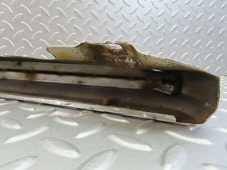 W116 front right upper bumper chrome used OEM