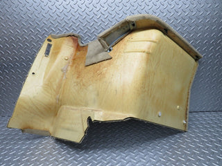 R129 SL rear left wall carpet beige used OEM