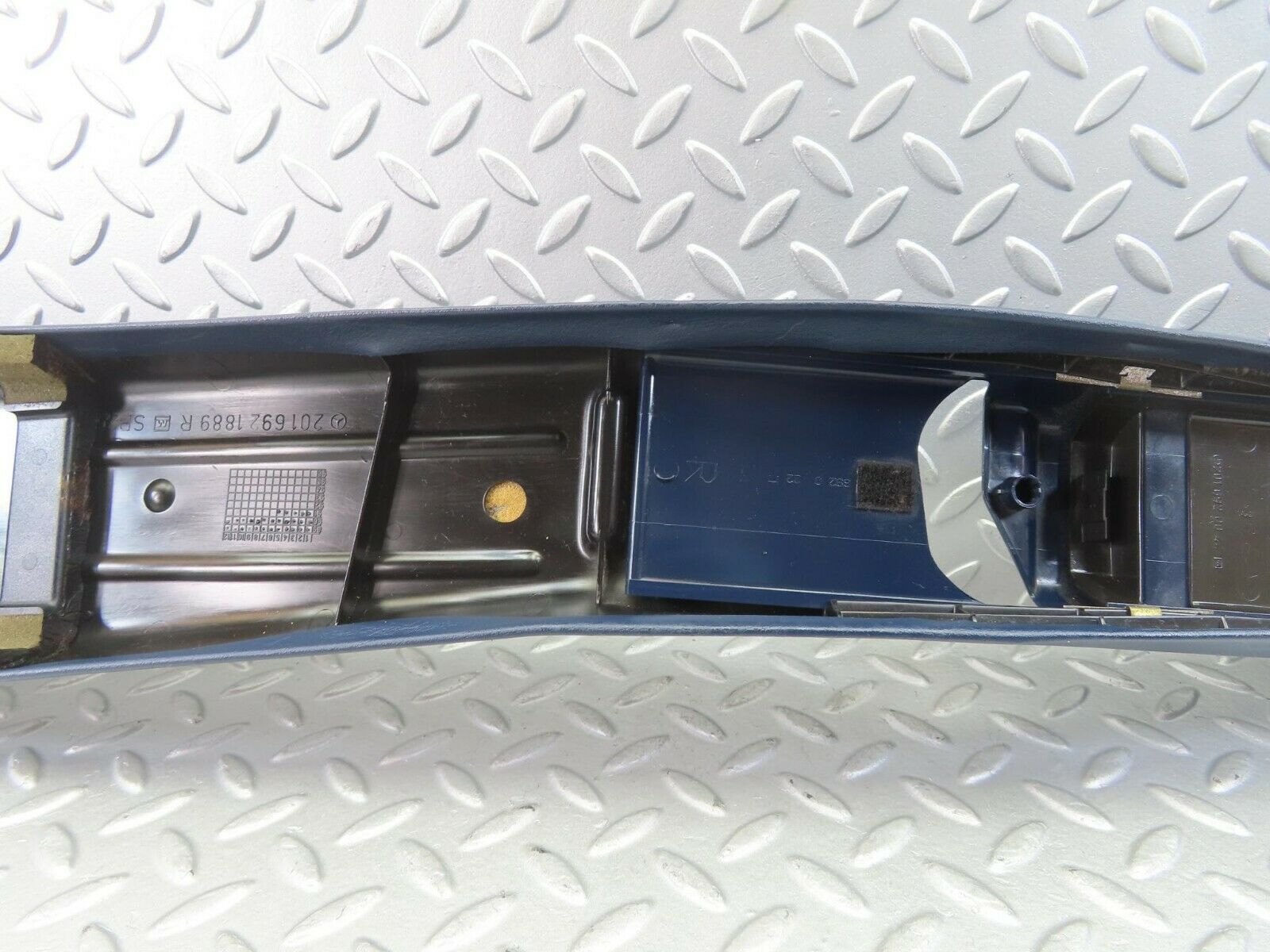 10325 Mercedes-Benz W201 190E B Pillar Cover Right Side Blue 2016921889