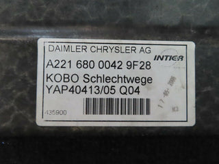 W221 boot trunk interior floor carpet cover used OEM