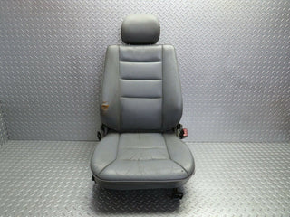 22382 Mercedes-Benz C124 E220 Coupe Front Right Seat Leather Grey 1249102350