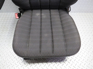 W201 Baby Benz front left passenger seat black used OEM