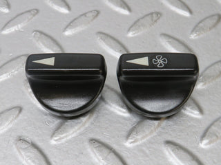 W126 heater control knob pair used OEM