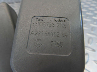 W221 rear seat belt buckle used OEM