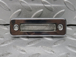 W109 number plate light chrome used OEM