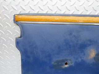 W109 front left door card blue used OEM