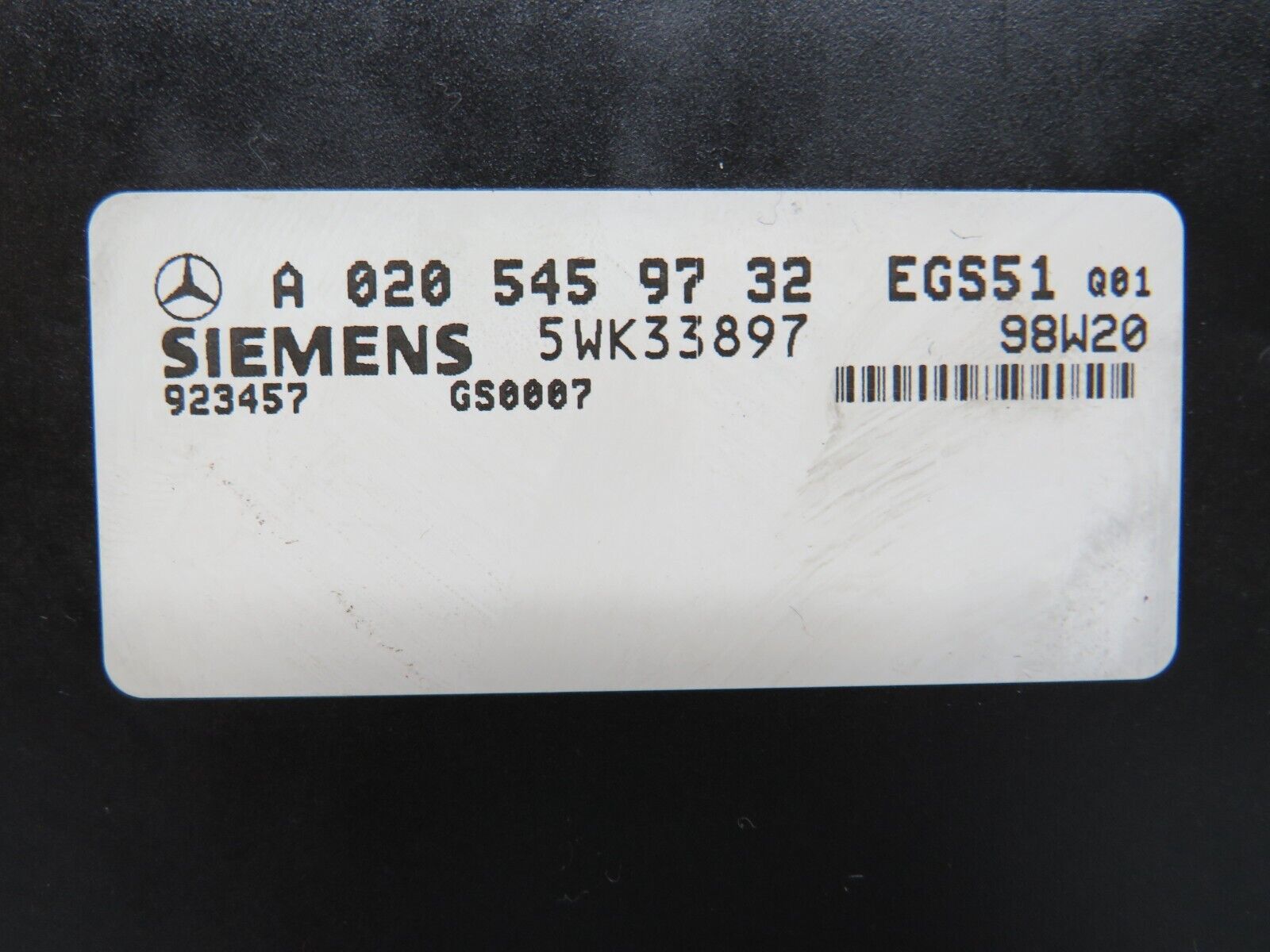 24629 Mercedes-Benz W140 S320 Transmission ECU - EGS Auto 5 Speed 0205459732