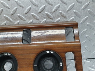 41398 Mercedes-Benz W124 200E Heater Control Panel Wood Trim 1246830275