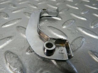 W116 right chrome door latch trim used OEM