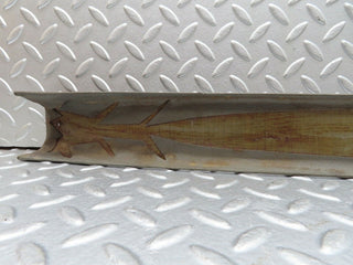 W121 Ponton b pillar cover right side brown used OEM