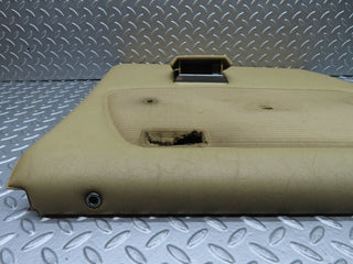 W123 rear left door card beige used OEM