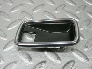 W108 chrome frame for door opener left used OEM