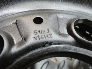 W123 steel wheel 5.5jx14h2 et30 5x112 used OEM