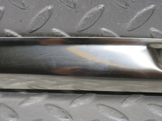 R129 SL folding top chrome top cover trim left used OEM