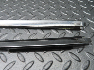 21686 Mercedes-Benz W126 300SE A Pillar Chrome Moulding Trim Pair