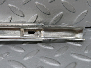W108 rear right door chrome window channel used OEM