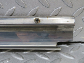 W109 rear left door sill chrome used OEM