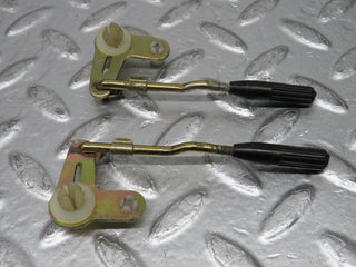W201 Baby Benz rear door lock knob pair used OEM