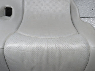 R129 SL rear seat grey leather used OEM