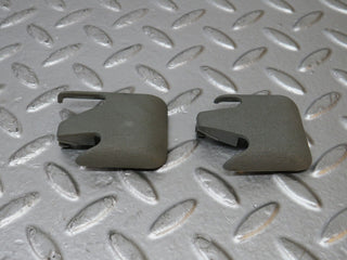W124 Wagon front seat rail trim cover pair used OEM
