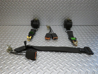 33833 Mercedes-Benz W201 190E 2.0L Rear Seat Belt Set With Buckles 1268601886