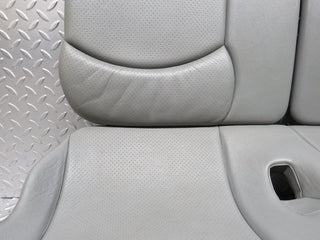 R129 SL rear seat grey leather used OEM