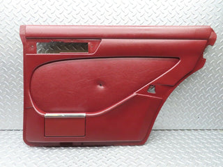 21457 Mercedes-Benz W126 300SE Rear Right Door Card Burgundy Red 1267370270