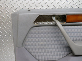 W124 rear right door card grey used OEM