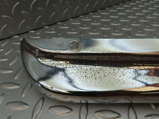 W108 rear left upper bumper chrome used OEM