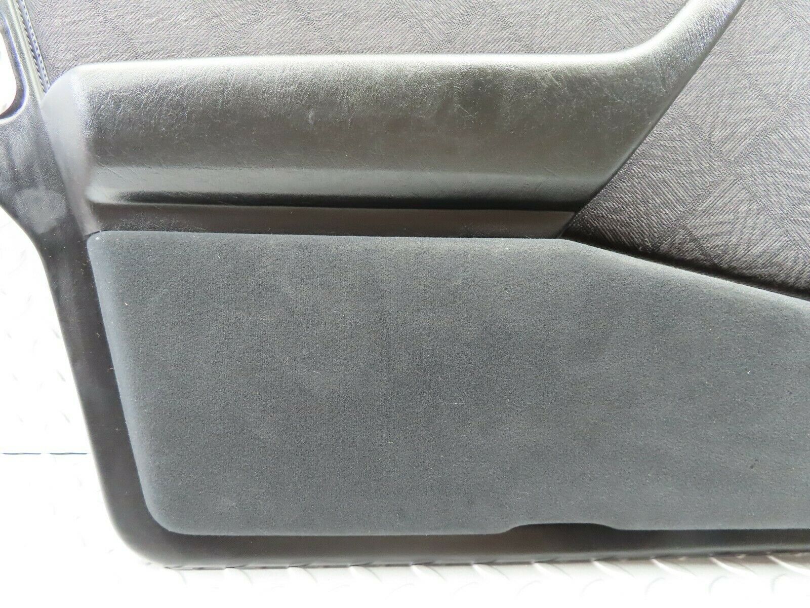 6642 Mercedes-Benz S124 E220 Wagon Front Left Door Card Black