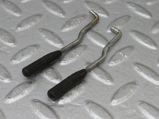 W126 front door lock knob pair used OEM
