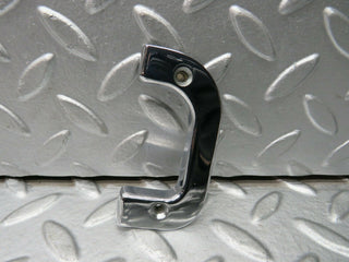 W123 Wagon left chrome door latch trim used OEM