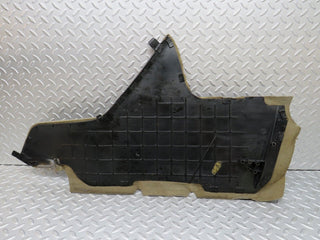 W126 centre console carpet left grey used OEM