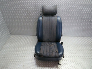 R107 SLC front right seat blue half leather used OEM