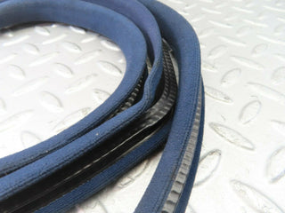 10336 Mercedes-Benz W201 190E Rear Right Cloth Covered Door Seal Blue
