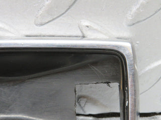 W108 chrome frame for door opener front right used OEM