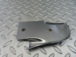 W123 Coupe b pillar chrome cover plate left side used OEM